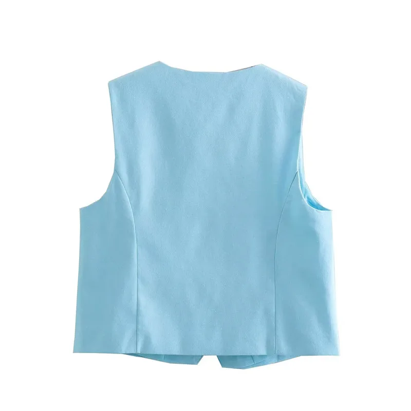 Faionable Leinen Weste Hosen Set frauen Kleidung Herbst Neue Sle ular Trend Polyester Stoff Student orm Arbeit O...