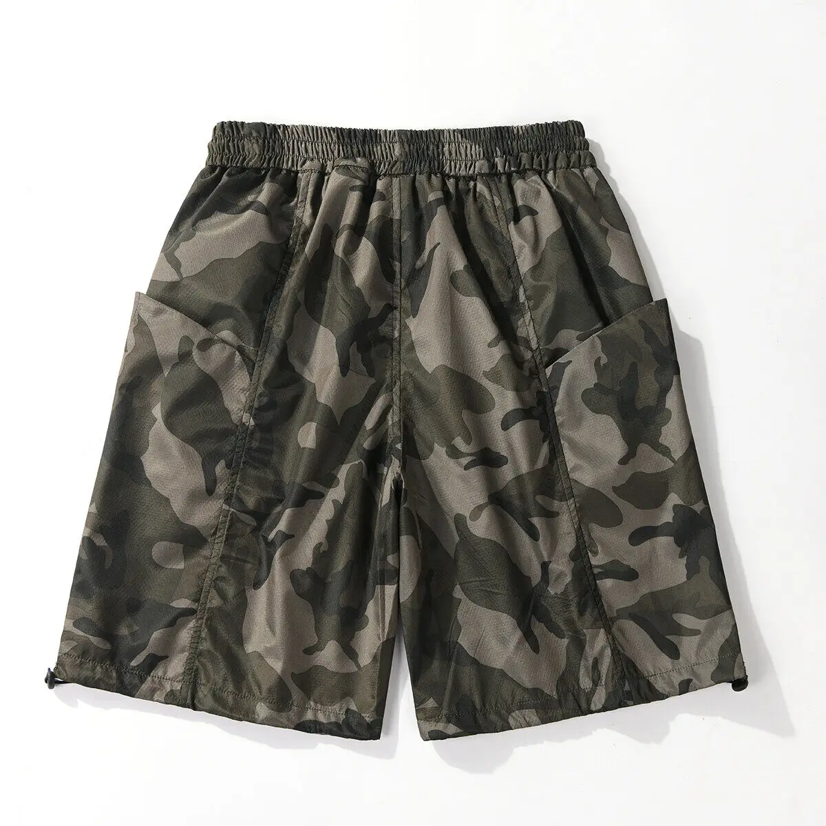 

Summer New Style Fashionable Men's Work Pants Shorts Loose-Fit Casual Multi-Pocket Bermudas Lightweight Breathable Shorts