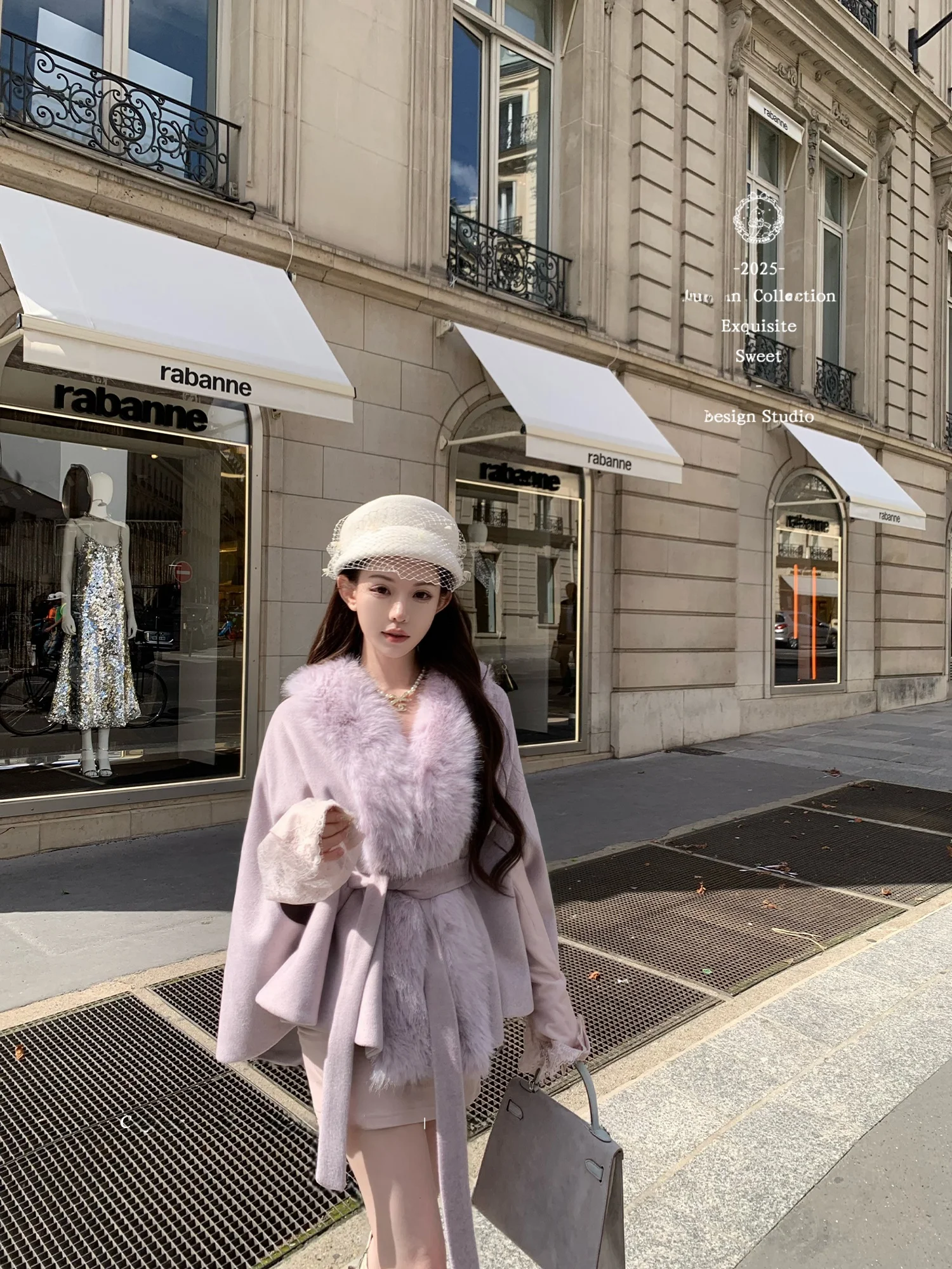 

Женское шерстяное пальто: комфортное, модное, свободного кроя, средней длины, с меховым воротником, осенне-зимняя верхняя одежда