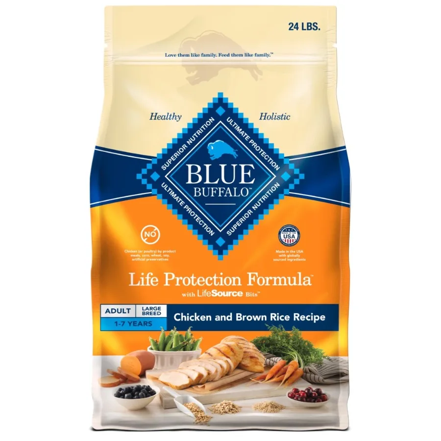 Life Protection Formula Large Breed Dry Dog Food with Chicken and Rice Ideal for Supporting Joint Health and Digestive Wellness