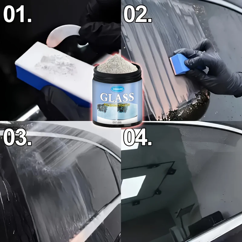 Super Strong Glass Polishing Powder | Restore the Clarity of the Glass | Polishing and Brightening | Glass Scratch Repair Powder | Nano-Level Scratch Repair view 4