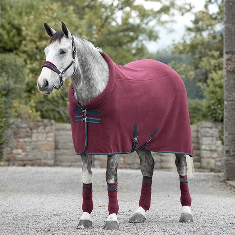 Wholesale Equine Equestrian Warm Rugs Breathable Stable Fleece Horse Rug Horse Equipment Turnout Rugs Custom