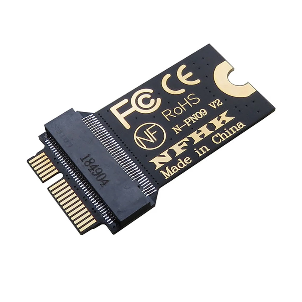 M.2 WiFi Adapter Connector A KEY A+E KEY 2230 M.2 WiFi Wireless Converter Riser Card Adapter for 2013-2017 Macbook Air WiFi Card