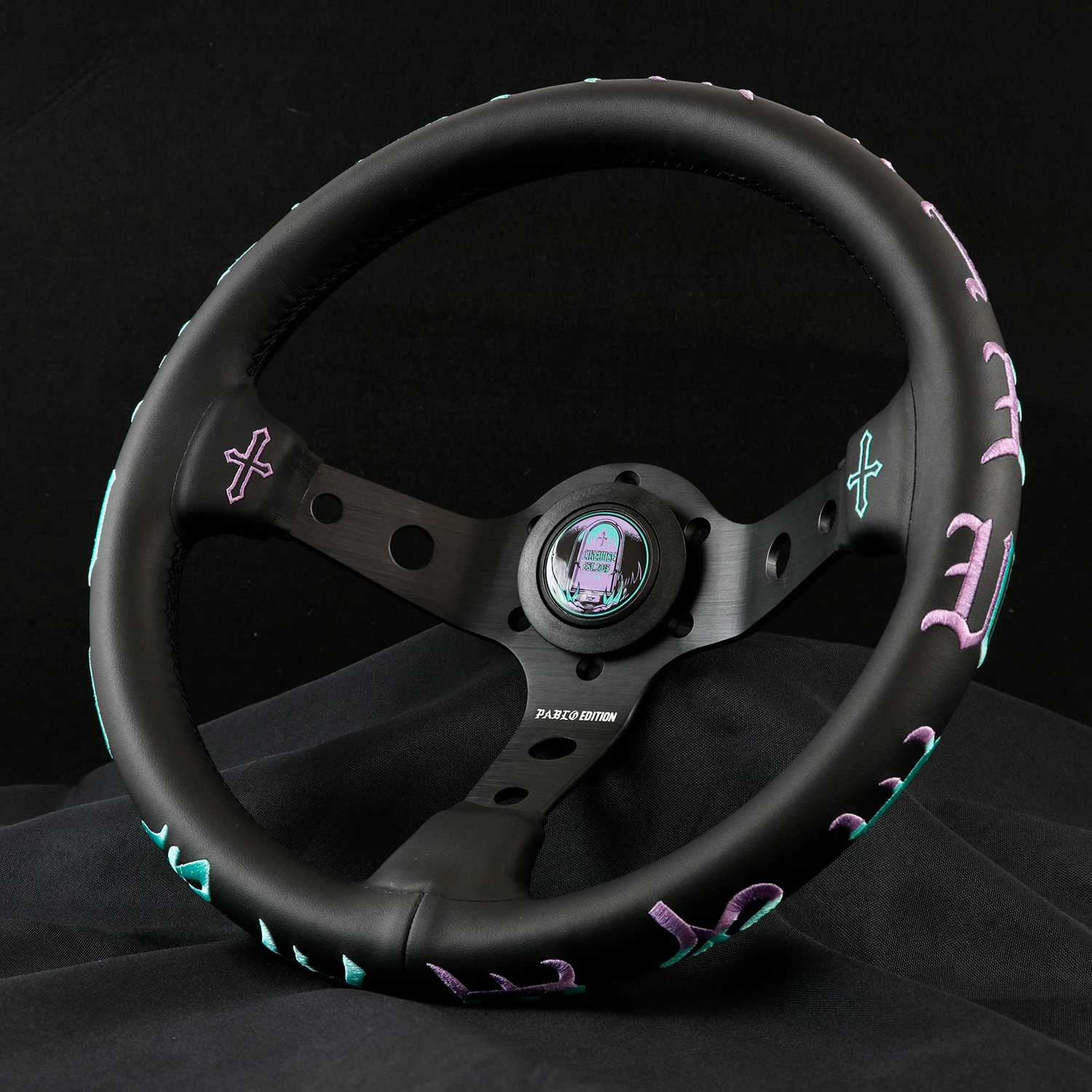 

LW 320 мм Pablo Edition Спортивный руль с вышивкой Deep Dish для ступицы MOMO OMP NRG SPARCO HKB