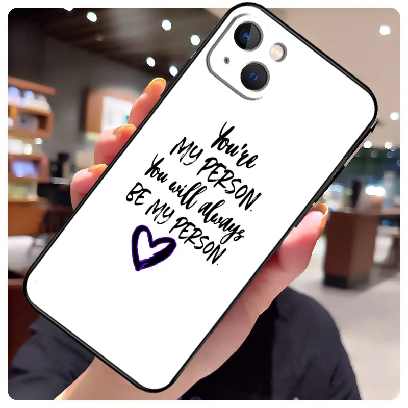 Grays Anatomy أنت شخصيتي حافظة لهاتف آيفون 17 Air 17 Pro حافظة هاتف لهاتف أبل آيفون 17 برو ماكس