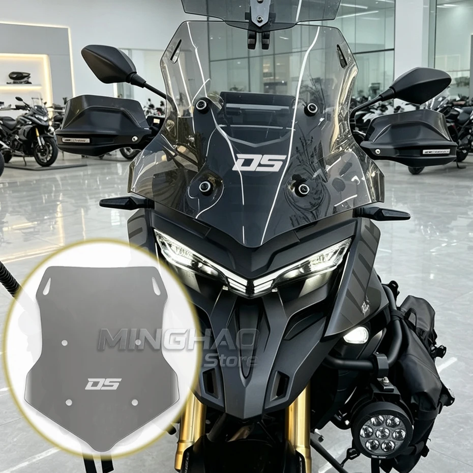 Fit For VOGE DS625X DS525X DSX 625 525 DSX New Motorcycle Windscreen Double Bubble Windshield Screen Wind Deflectors Transparent