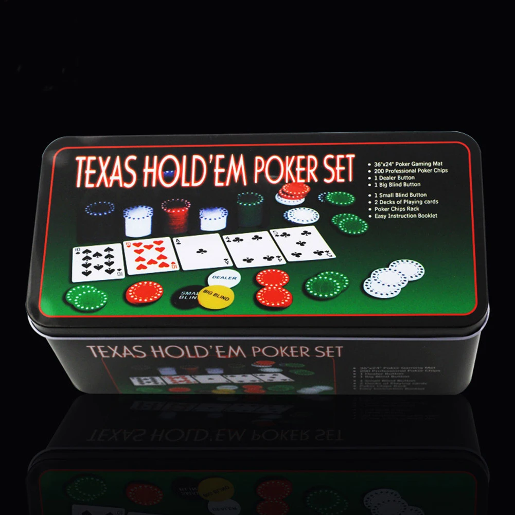 200 قطعة مجموعة شرائح BlackJack مع حافظة حديدية محمولة كازينو تكساس بوكر أفضل الهدايا رقائق الألعاب أوراق اللعب ملحقات الحفلات