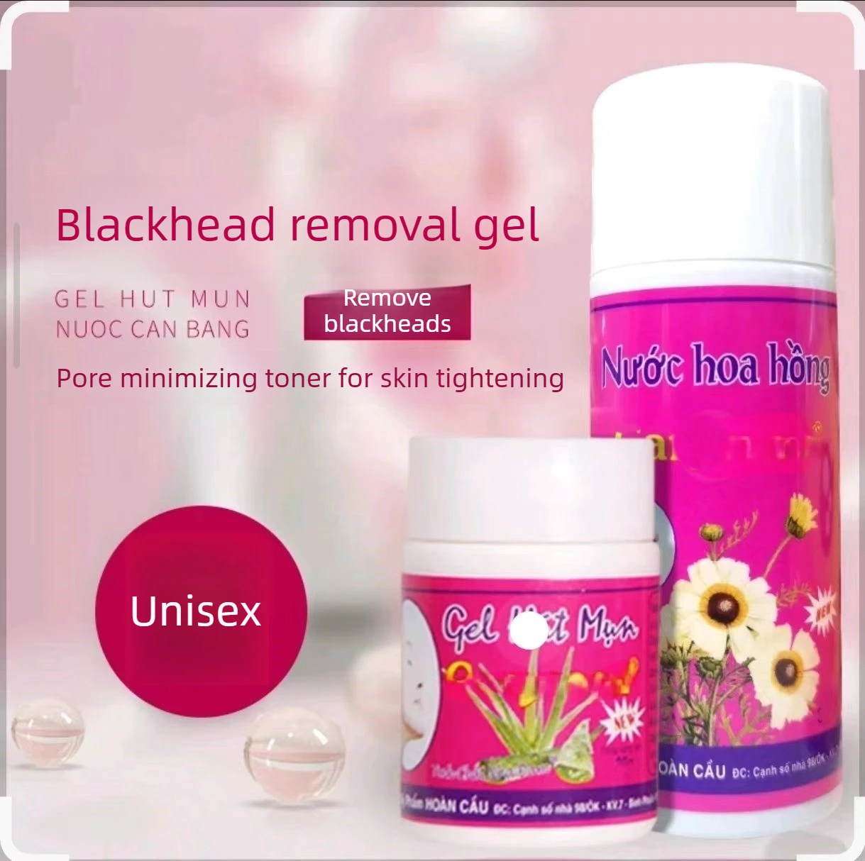 Aloe Vera Blackhead Remover Kit, Gentle Pore Strips & Nose Mask Set, Natural Acne Deep Cleansing, Sensitive Skin