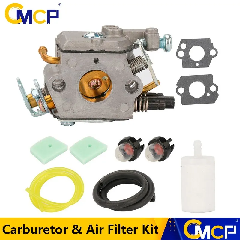 

CMCP 1Set Carburetor & Air Filter Kit Replacement OEM for Zama C1Q-EL24 503283401 for Husqvarna 123 233 322 323 325 326 327