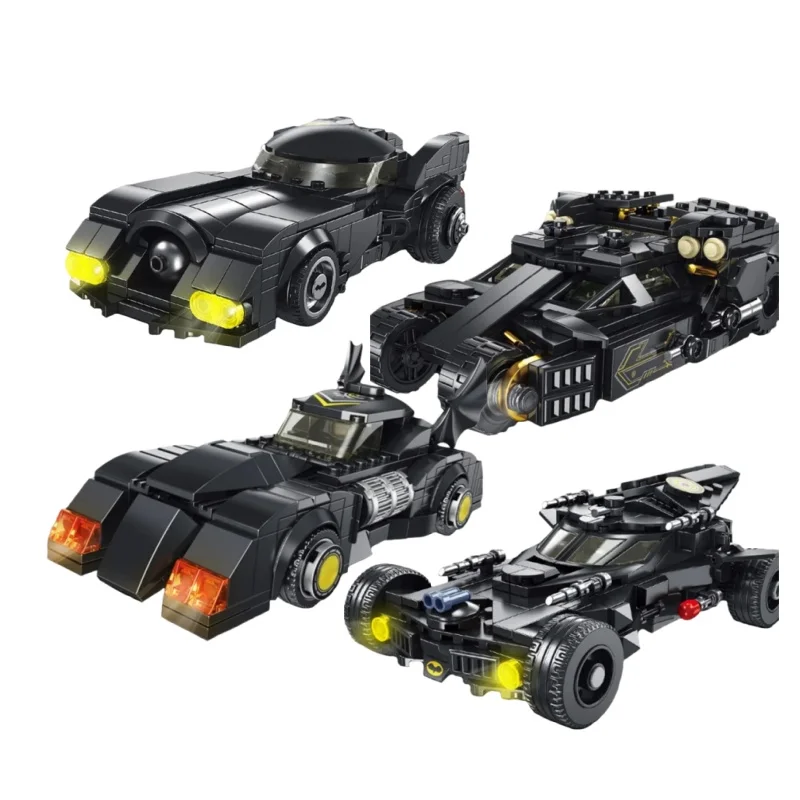 

MOC Model City Speed Champions Black Sports Car Model Assembling Building Blocks Technical Racing Car Bricks Creativity Toy Gift