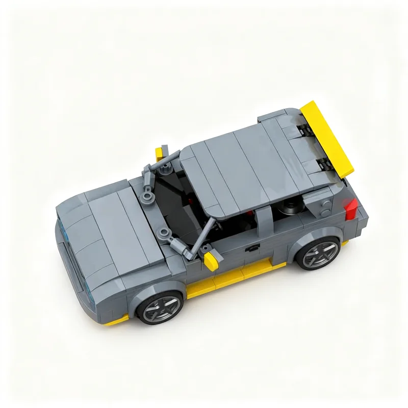 408 Uds. MOC Volkswagen Golf GTI City Champions modelo de construcción bloques de regalo de Navidad juguetes de arquitectura ensamblar Idea creativa DIY