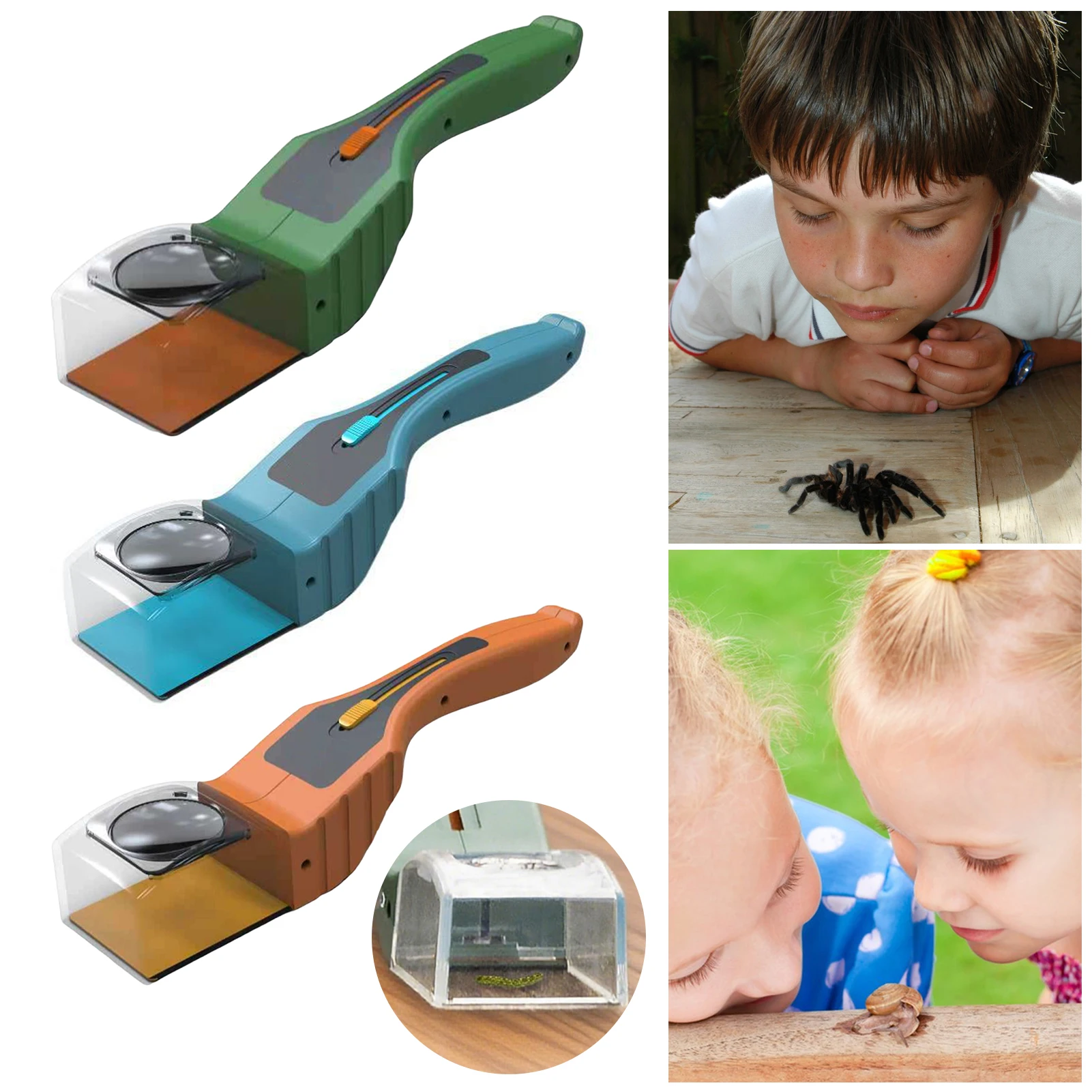 

Portable insect catcher Handheld non-contact insect trap Bees cockroaches spiders grab artifacts outdoor tools Bee insect clip