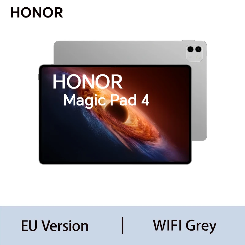 HONOR Magic Pad 4 Tablet 10100mAh Batterij 165Hz Snapdragon 8 Gen5 12,3-inch OLED Scherm 2400 Nit Helderheid Wi-Fi 7 Bluetooth 6.0