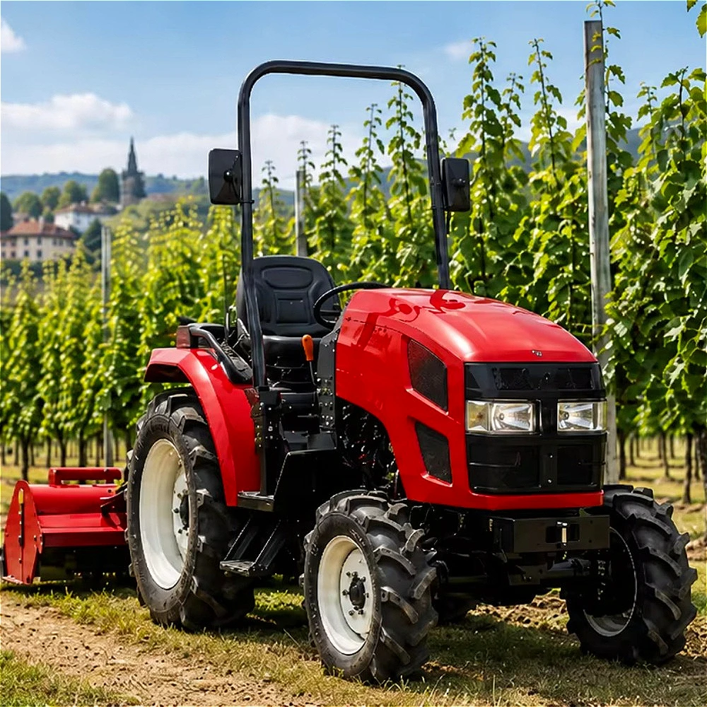 Brand New, Reliable Quality Farm Garden 50hp Four-wheel Drive Compact Tractor for Sale At A Low Price.