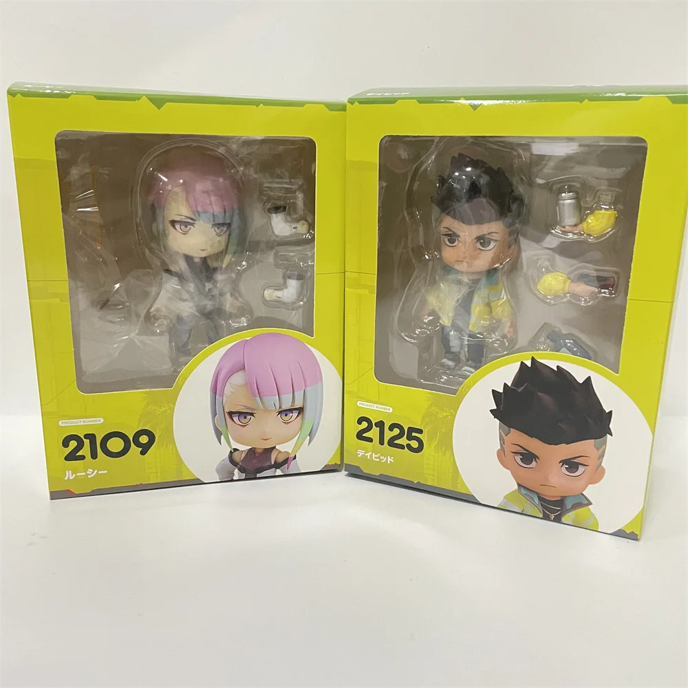 Cyberpunk：Edgerunners Lucyna Kushinada 2109 Anime Action Figures David Martinez 2125 Cute Toys for Children PVC Collector Doll