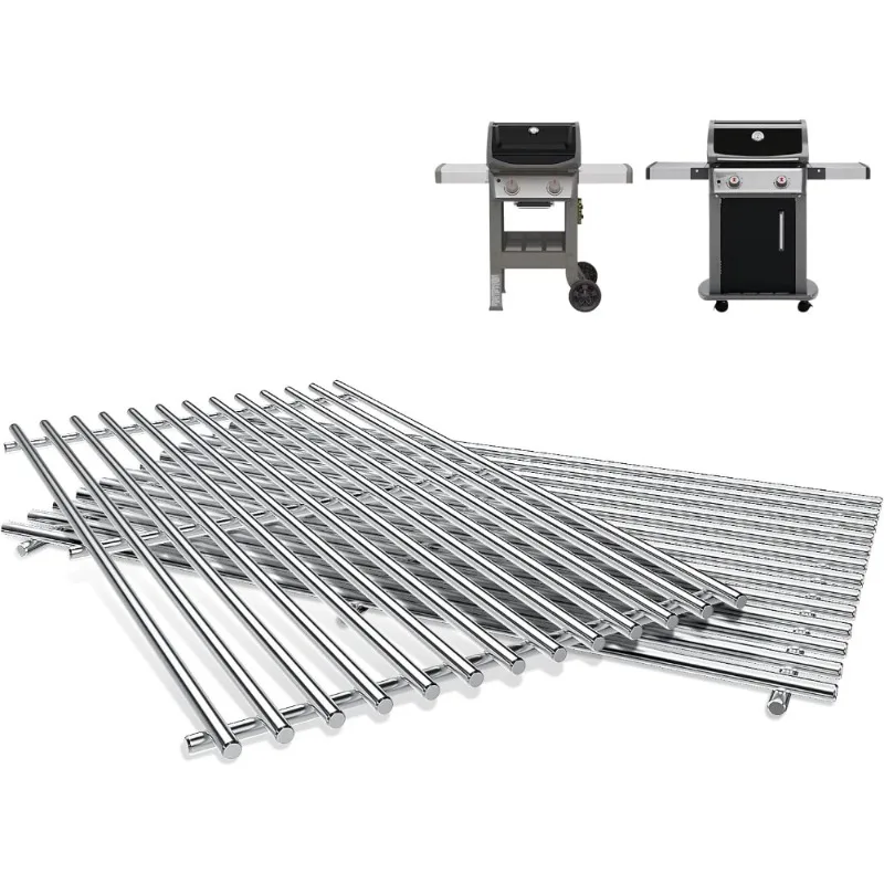 استبدال شبكات الطبخ المصنوعة من الفولاذ المقاوم للصدأ لشواية ويبر سبيريت E210 سبيريت 200 #1