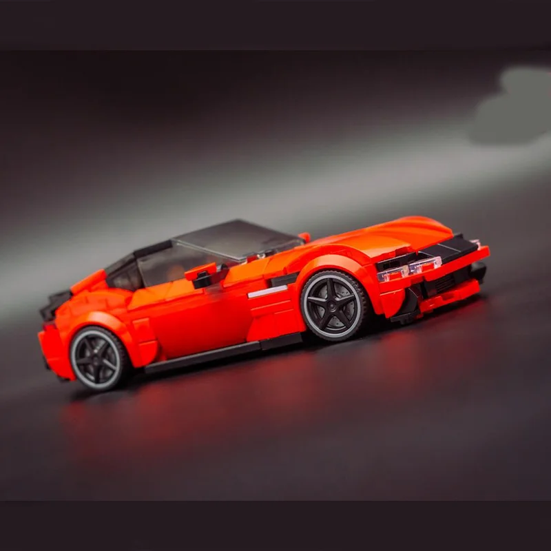 391 pezzi Nuovo MOC ​ ​ Champions City Highway 12 Cilindri Supercar Blocchi educativi modulari per bambini Regalo giocattolo