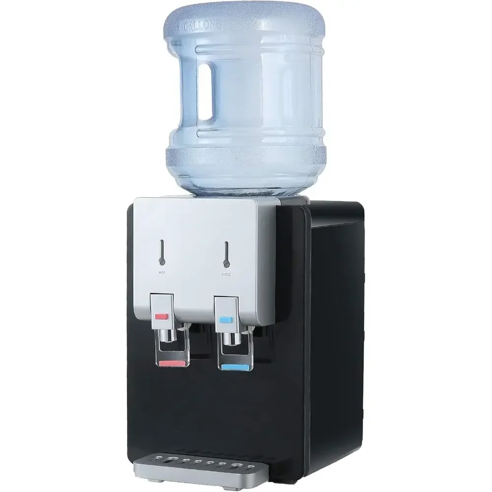 Top-Loading Water Cooler with Child Safety Lock for Desktop Use