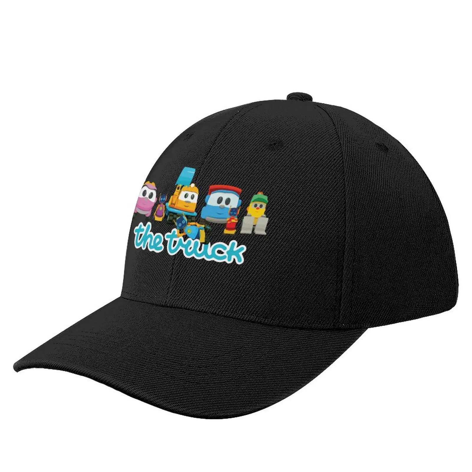 LEO the truck, LIFTY, SCOPP, ROBOTS & LEACap Baseball Cap Hat Beach Hip Hop black For Girls Men's