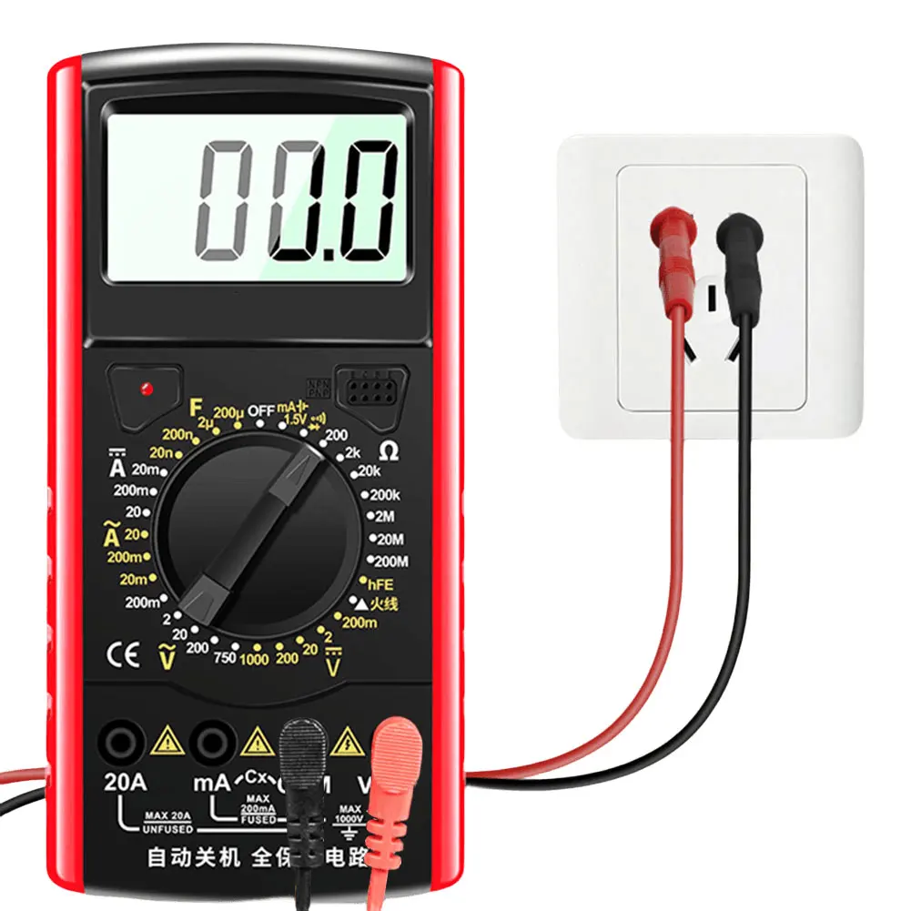 Digital Multimeter Professional Analog Auto Range Multimetro AC/DC Transistor Voltage Tester Multifunction Digital Multimeter