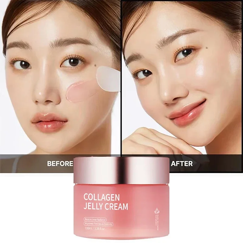 Facial Micro-needle Essence Shrinks Pores Remove Comedones Collagen Jelly Cream Nourishes Moisturizes Smooth Facial Skin Care