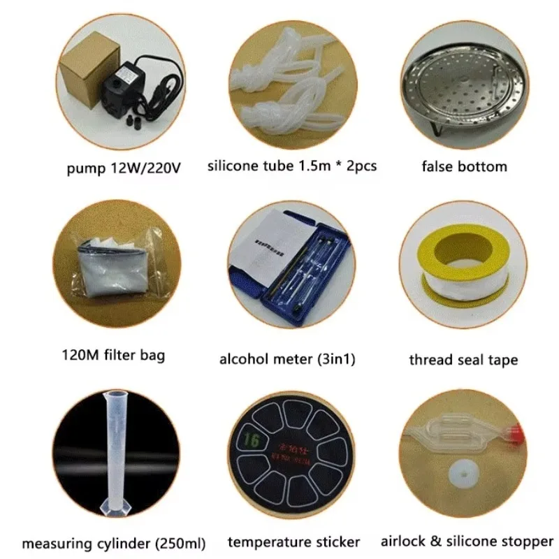 2026 جهاز تقطير منزلي، مجموعة تخمير منزلية من Moonshine Stills