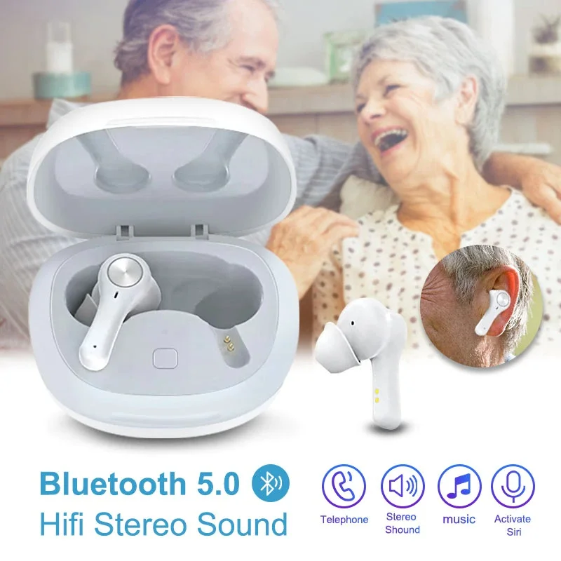 

Bluetooth Hearing aid for Deafness Wireless Hearing aid Intelligent Noise Reductions Digital Sound Amplifier Ear Aids audifonos