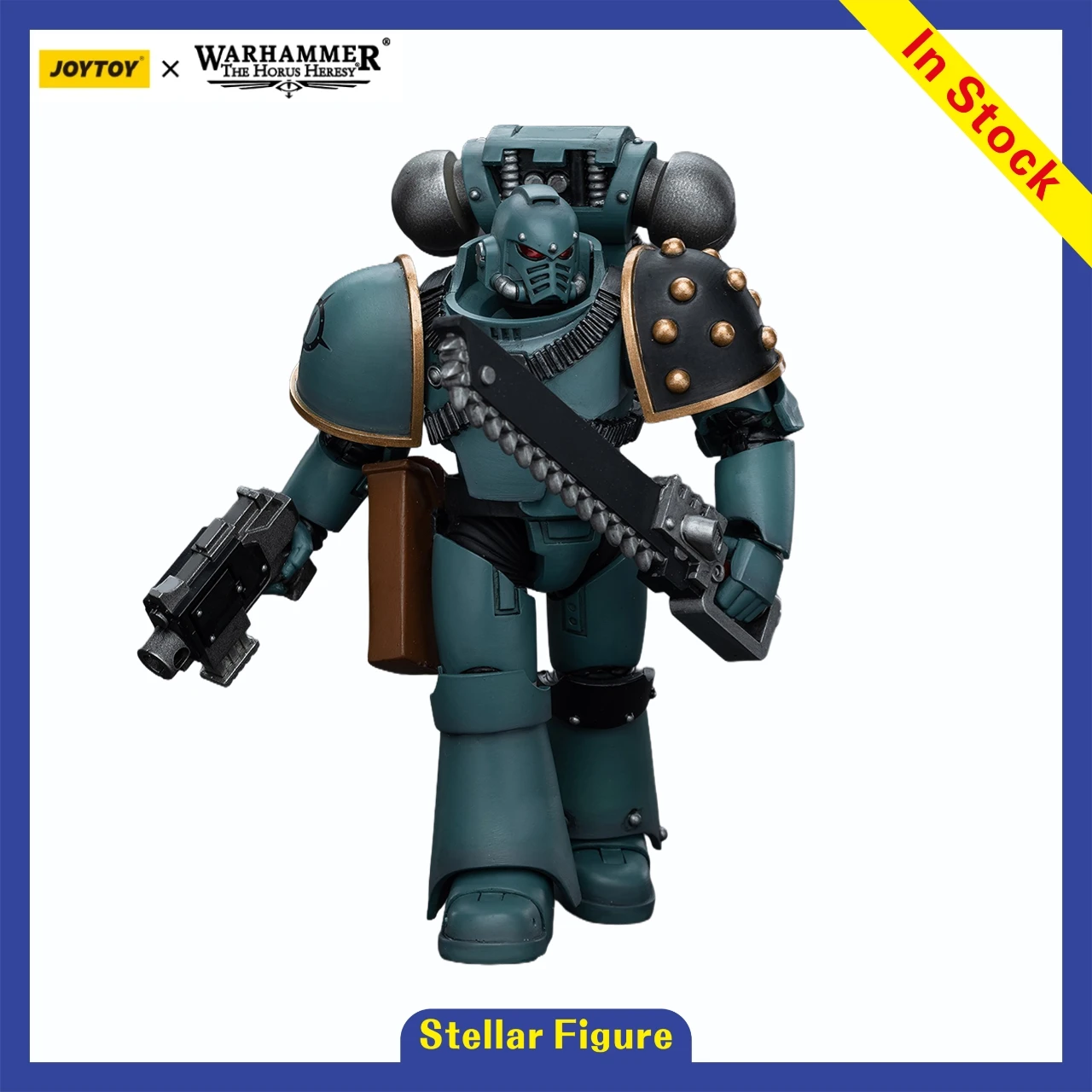 

【SF】JOYTOY 1/18 Фигурка Warhammer 40K Sons of Horus MKIV, тактический отряд, легионер с болтером, модель Prime, игрушка, подарок