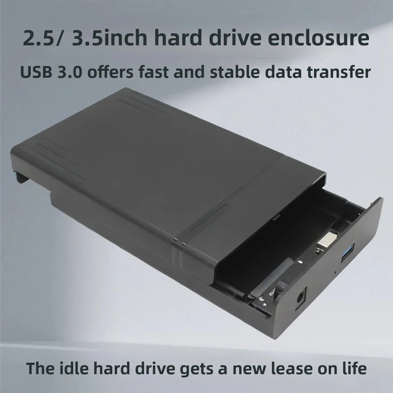 3.5inch hard drive enclosureSATATurnUSB3.0Universal serial port2.5Solid-state, vintage-style mechanical external reader