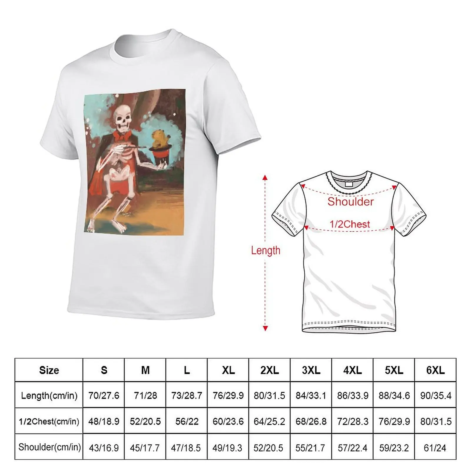 the skeleton magician T-Shirt Lightweight Running Sports T-Shirt