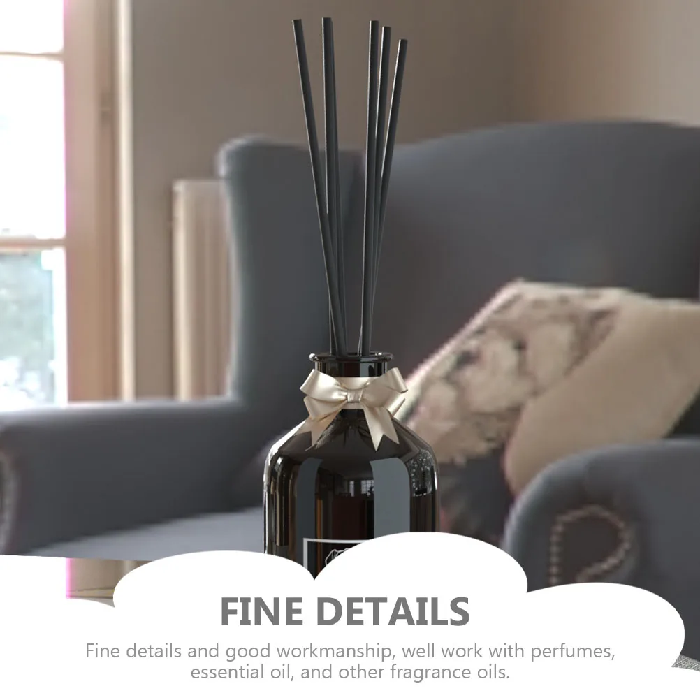 

100 Pcs Room Aromatherapy Stick Diffuser Accessories Sticks Black Fiber Bathroom Office