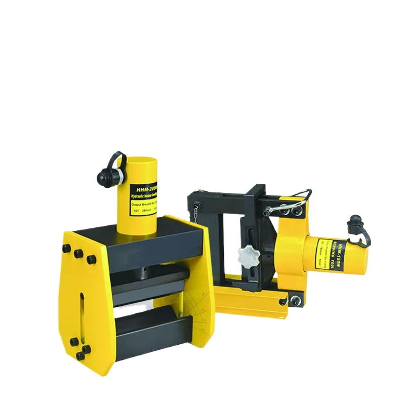 

HHM-200W150W Hydraulic Split Electric Copper Aluminum Row Bending Tool Manual Flat Bend Bending Machine