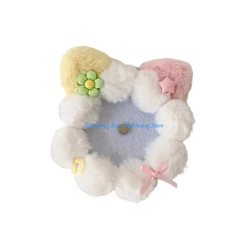 573B Cartoon Cats Ears Card Holder Photo Card Holder Cards Holder Student Card Protective Sleeve Backpack Decorations