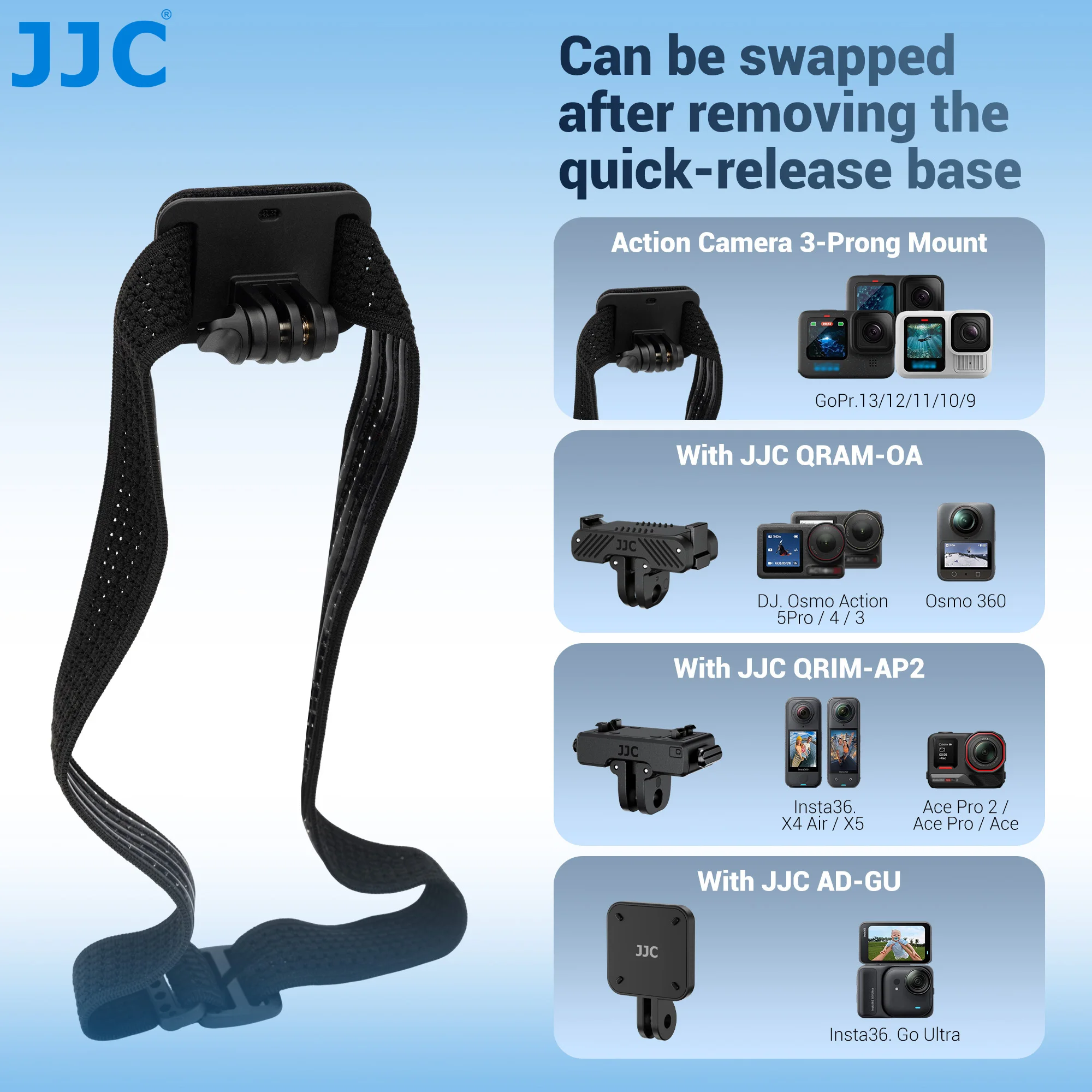 JJC Manyetik Kafa Bandı DJI Os - Camera Wrist Strap incelemesi ve fiyatı
