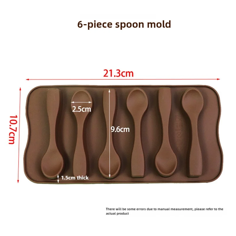 قوالب شوكولاتة سيليكون ، ملاعق حساء ، قوالب جيلي ، صواني مكعبات ثلج ، قوالب حلوى #2