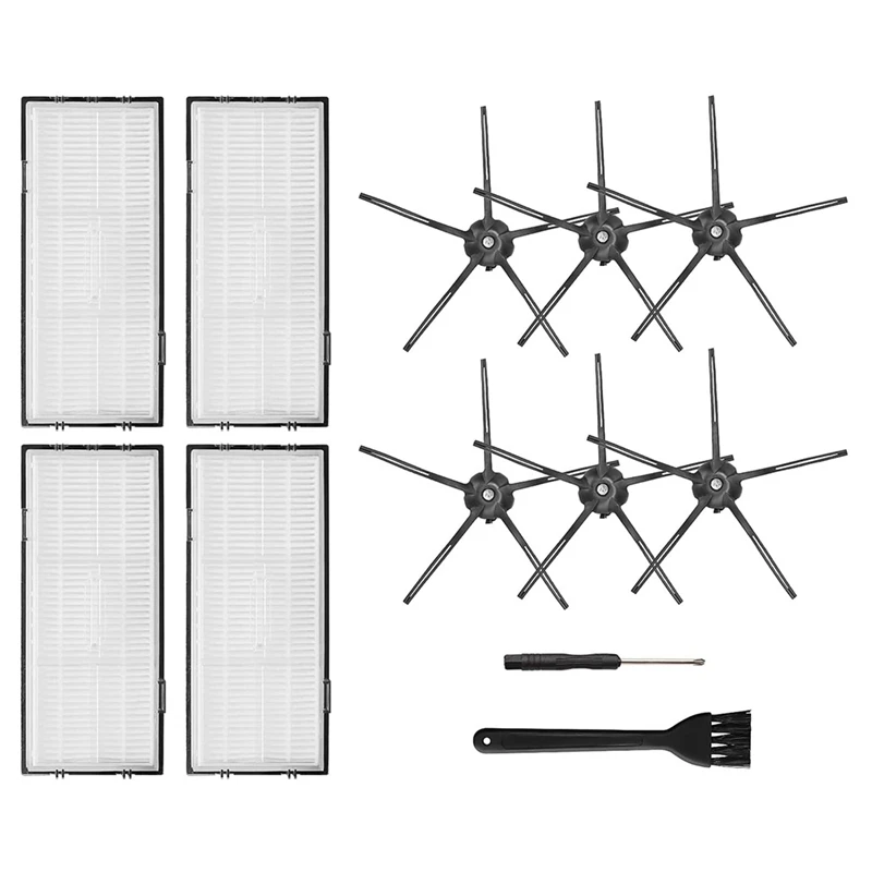 HEPAフィルター付きサイドブラシの交換,Xiaomi Roborock s7,t7s,7s plus,掃除ロボット用アクセサリー
