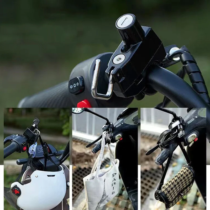 Helmet Lock Anti-theft Locker Locking Device Rustproof Fine Workmanship Compact Size Convenience Motorcycle Supplies