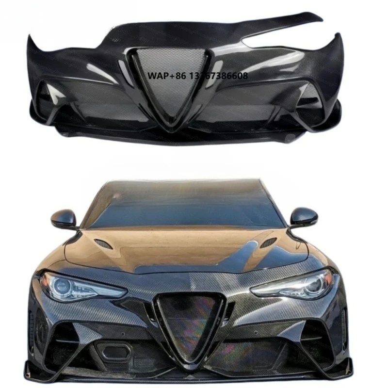 

Romeo Giulia GTAm Style Carbon Fiber Front Bumper & Body Kit