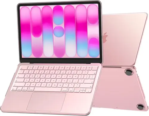 Imagen 1 del producto Funda para portátil MacBook Neo de 13 pulgadas 2026, 100% compatible con el color oficial, carcasa rígida de plástico mate para A3404