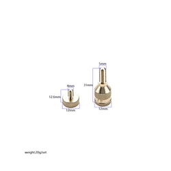 Alto Tenor Soprano Saxophone Repair Parts - Thread Diameter 5mm Sax Neck Tightening Screws Sax Curved Neck Fixed Screw