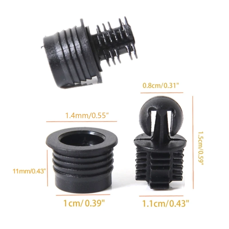 10 pacotes guias grelha alto-falante conjunto fivelas alto-falante fixadores botão pressão