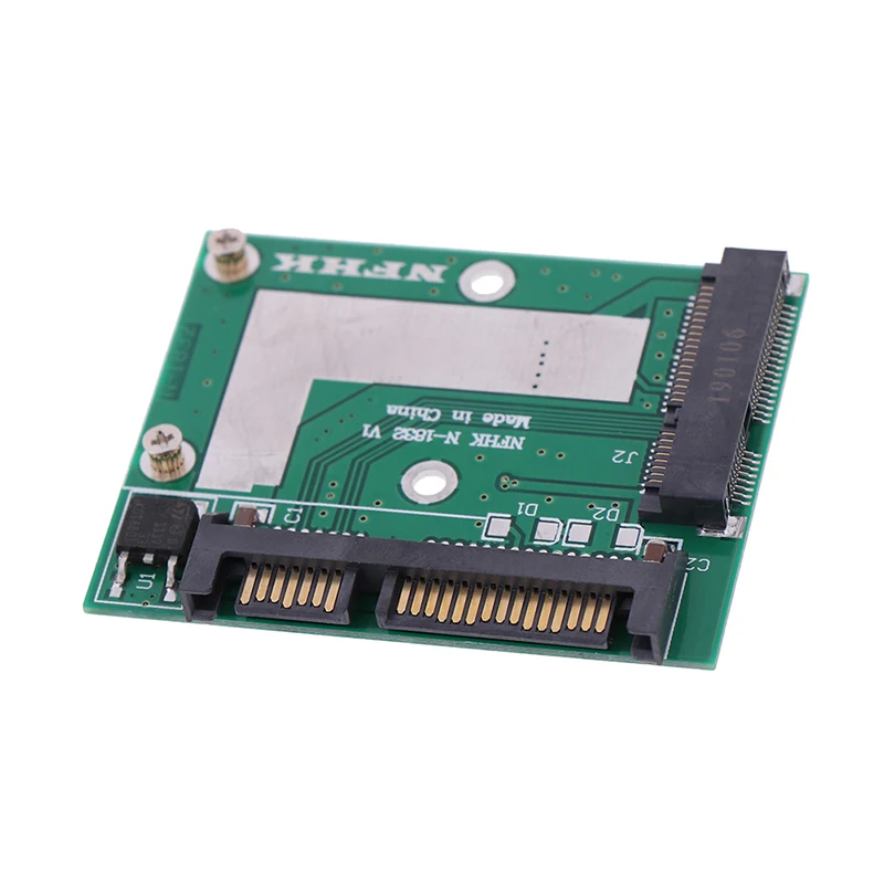 Hot 2024 MSATA SSD To 2.5'' SATA 6.0gps Adapter Converter Card Module Board Mini Pcie SSD Wholesale