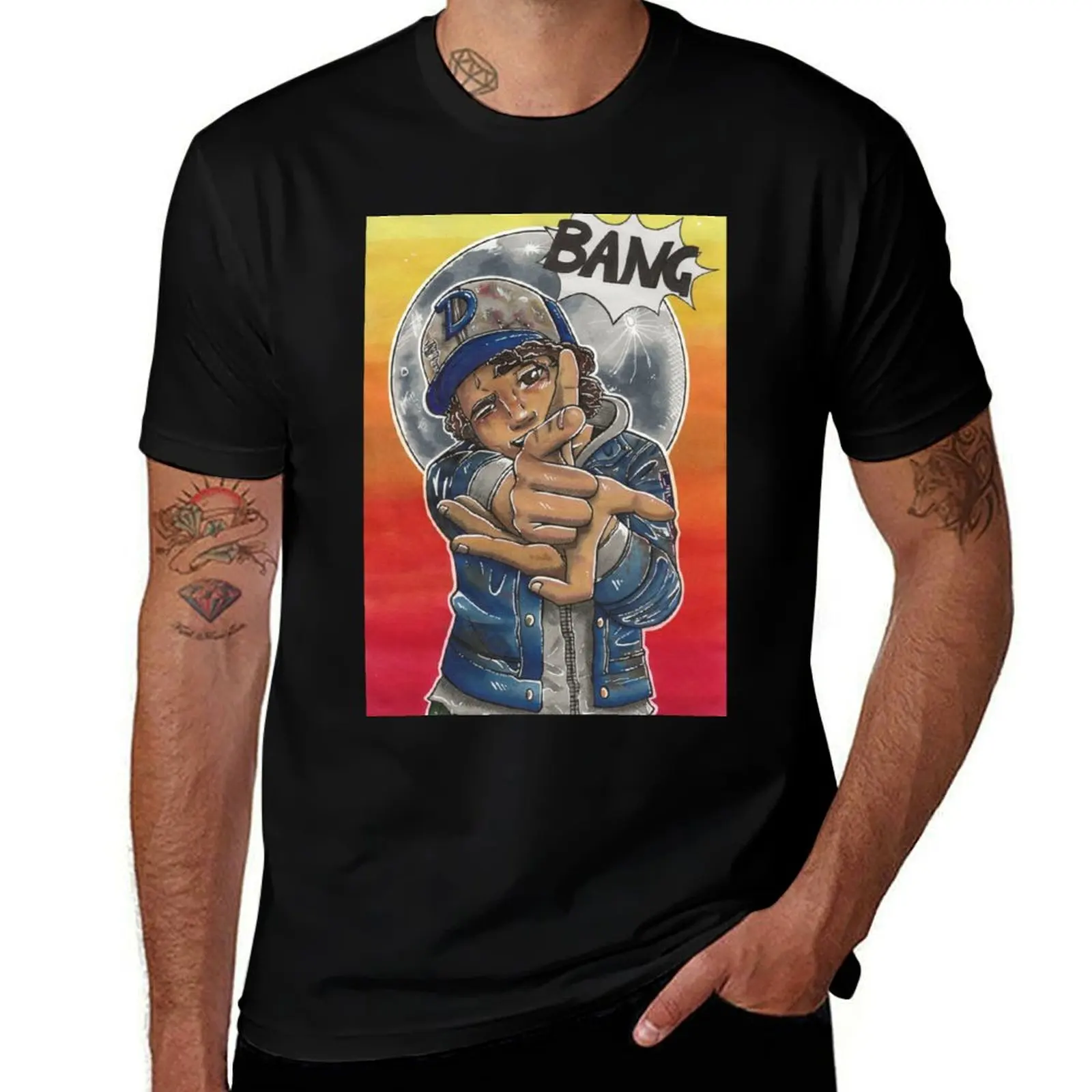 

The Walking Dead - Clementine BANG T-Shirt t shirts cotton 100% g man t shirts for men T-Shirt