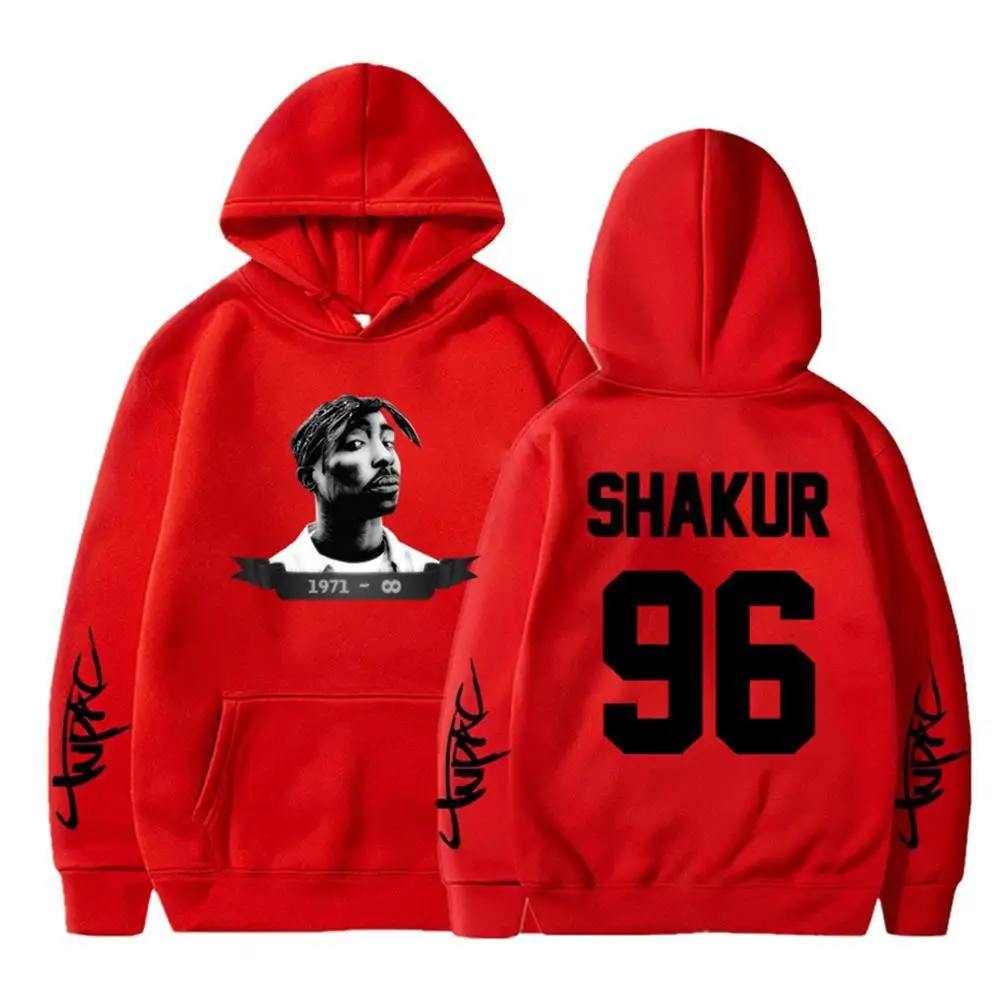 2Pac Men Fashion Hoodies Men Women Hooded Sweatshirts Fashion Hip Hop Casual Pullovers Autumn Boys Girls Black Streetwear Hoodie - view 3