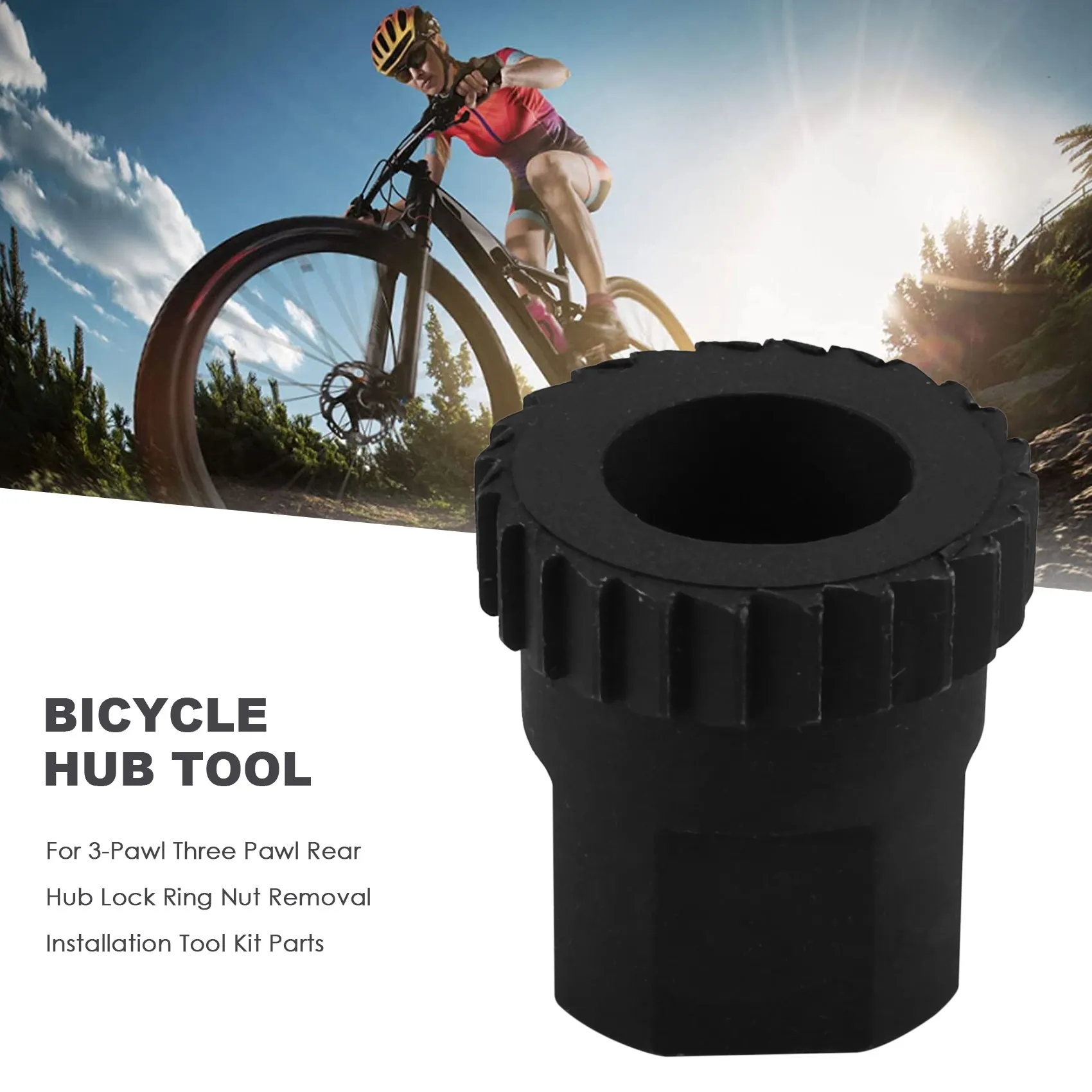 ABUE-For DT Swiss 3-Pawl Three Pawl Rear Hub Lock Ring Nut Removal Installation Tool Kit Parts