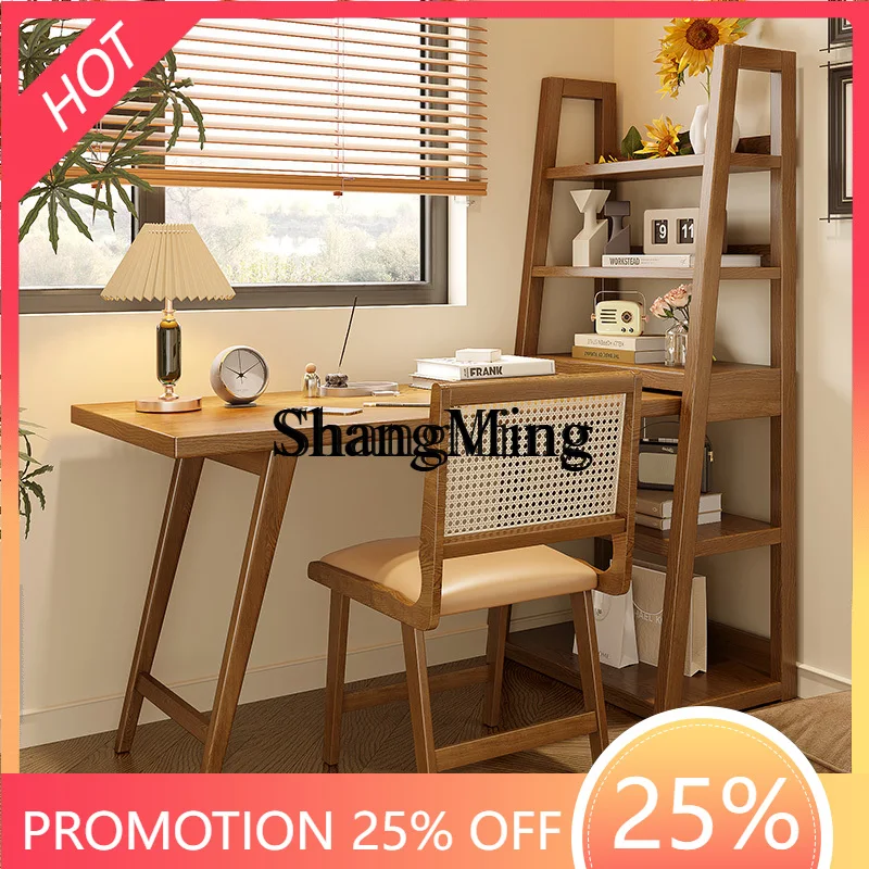 

Новый ретро-стол из массива дерева, комбинированный, телескопический, для дома, компьютерный стол, письменный стол для спальни.