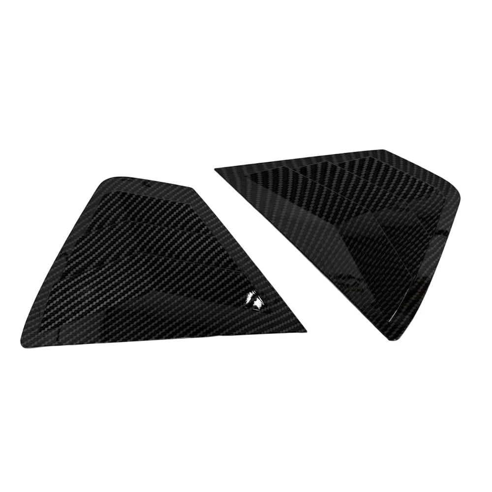 2PCS For Nissan Tiida Hatchback 2016-2021 Car Rear Window Quarter Louver Cover Side Vent Shutter Trim Scoop ABS Accessorie