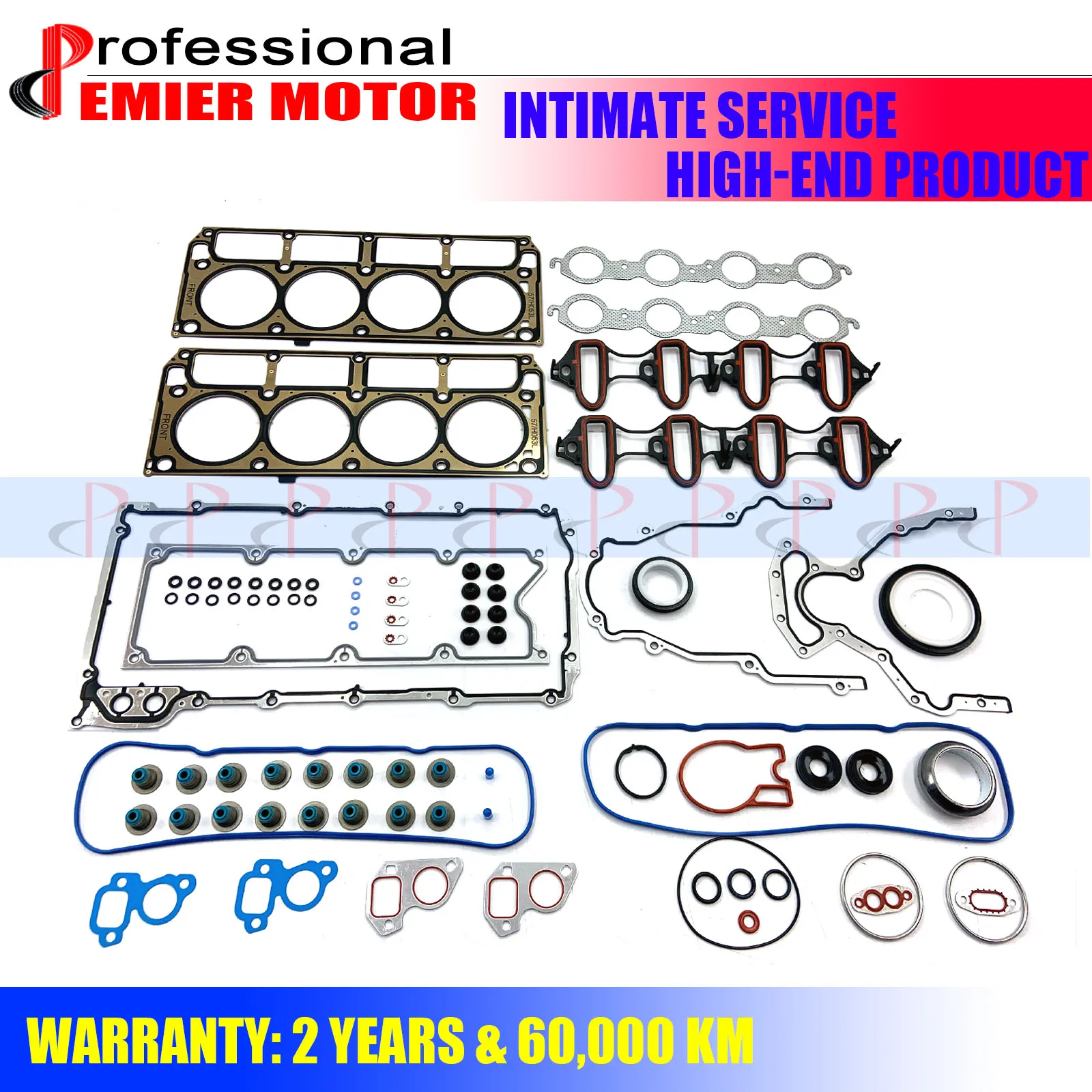 

Full Gasket Set For 05-11 Chevrolet GMC Buick Cadillac 4.8L 5.3L 5.7L