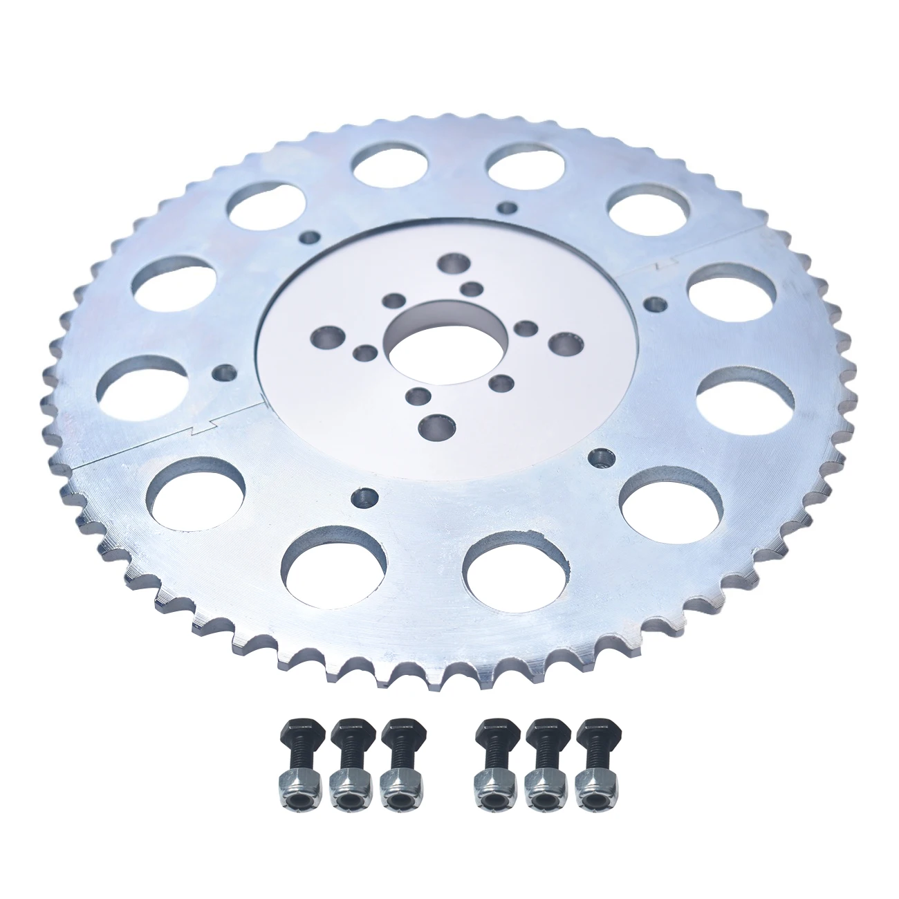 60 Teeth Split Sprocket Adapter With Sprocket Kit For Universal Mini Bike Go Kart