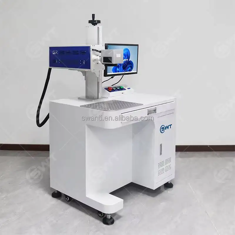 سطح المكتب Co2 بمناسبة CNC ليزر برايل النقش هاين لخاتم ختم التسمية Eming